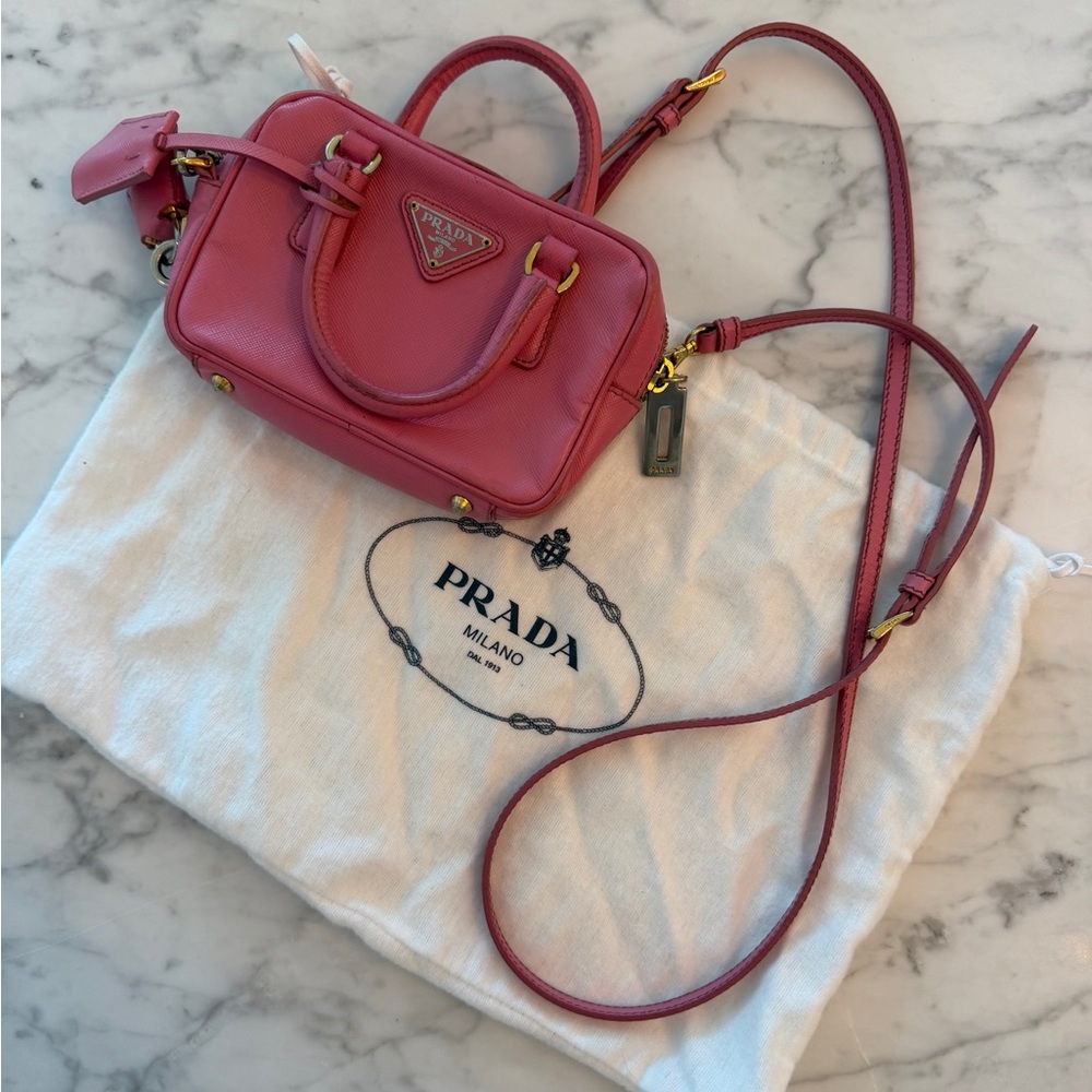 Prada Pink Mini Leather bag